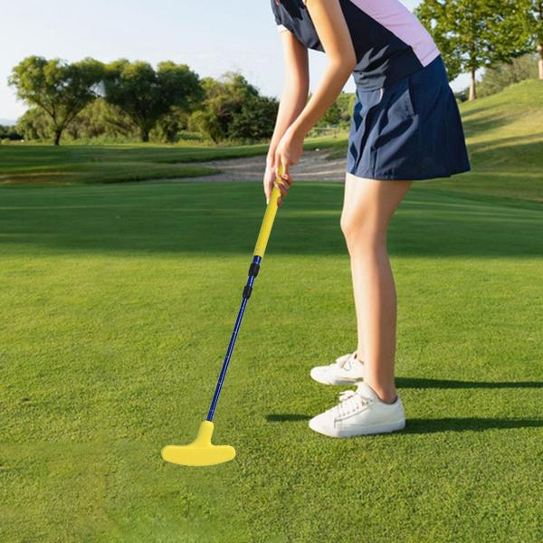 ゴルフパタートレーニング 双方向滑り止め 子供用パター 大人 子供 男性 女性 イエロー