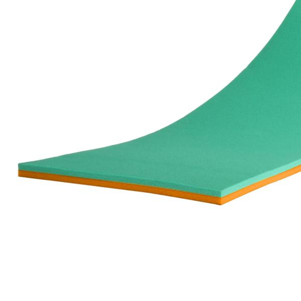 水上フロートマット ラフト 150cmx55cmx2.2cm フロートブランケット 湖での夏のリラックス グリーン オレンジ