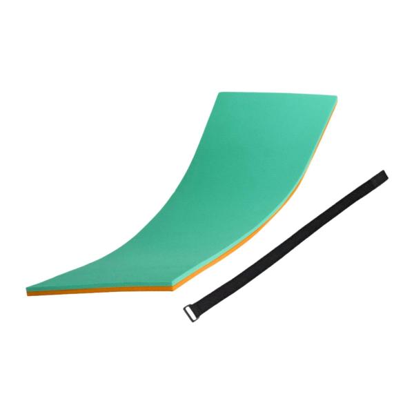 水上フロートマット ラフト 150cmx55cmx2.2cm フロートブランケット 湖での夏のリラックス グリーン オレンジ