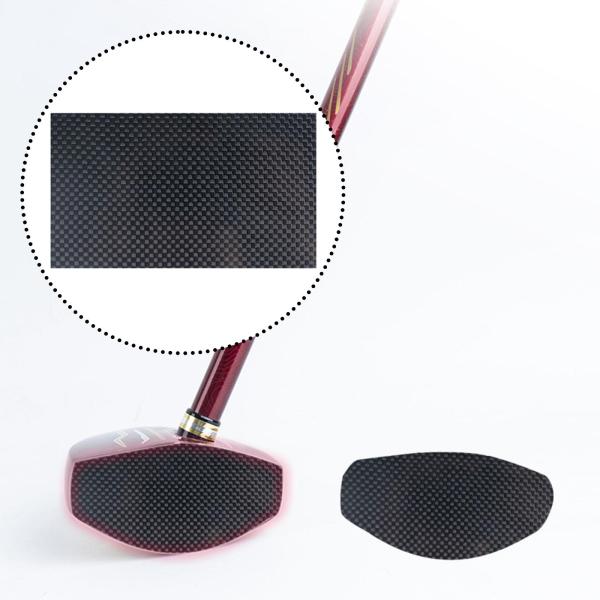 パークゴルフクラブ用フェイスプロテクションフィルム、プレミアム、取り付け簡単、プロ仕様、携帯可能、カーボンファイバー交換用、使いやすい