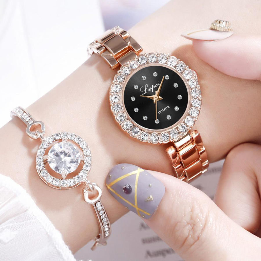 腕時計 セット 女性用腕時計 レディース腕時計 ウォッチ 高級感 上品 華やか ファッション プレゼント 贈り物 ギフト  :98150854:STKショップ 通販 
