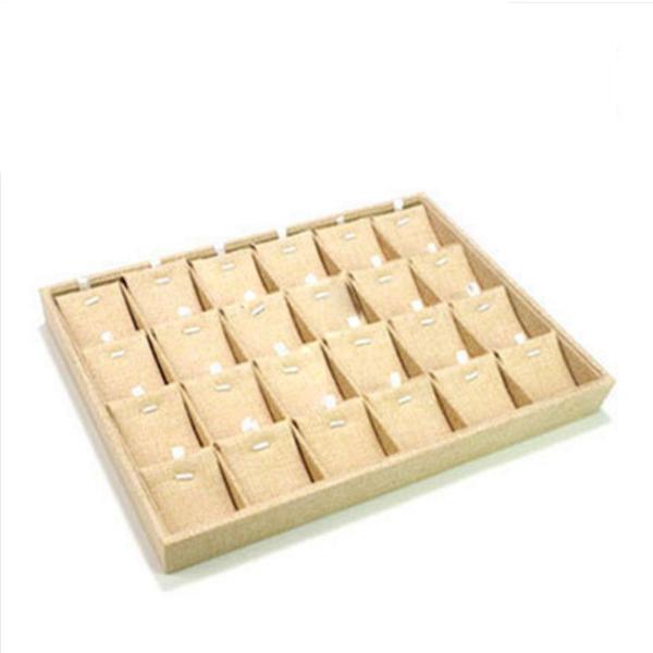 引き出し店用の積み重ね可能なジュエリートレイは、ギフト24個のペンダントプレートを展示します