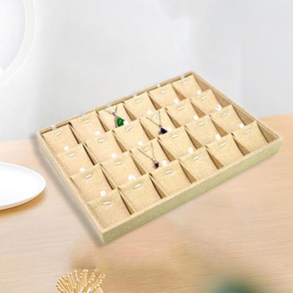 引き出し店用の積み重ね可能なジュエリートレイは、ギフト24個のペンダントプレートを展示します