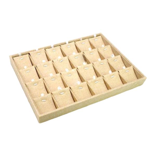 引き出し店用の積み重ね可能なジュエリートレイは、ギフト24個のペンダントプレートを展示します
