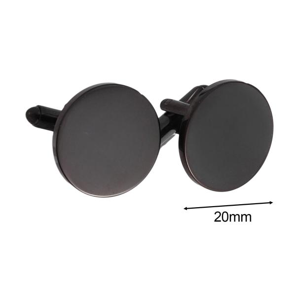 2x タキシード シャツ カフス メンズ カフス 卒業式 バレンタインデー ギフト ブラック