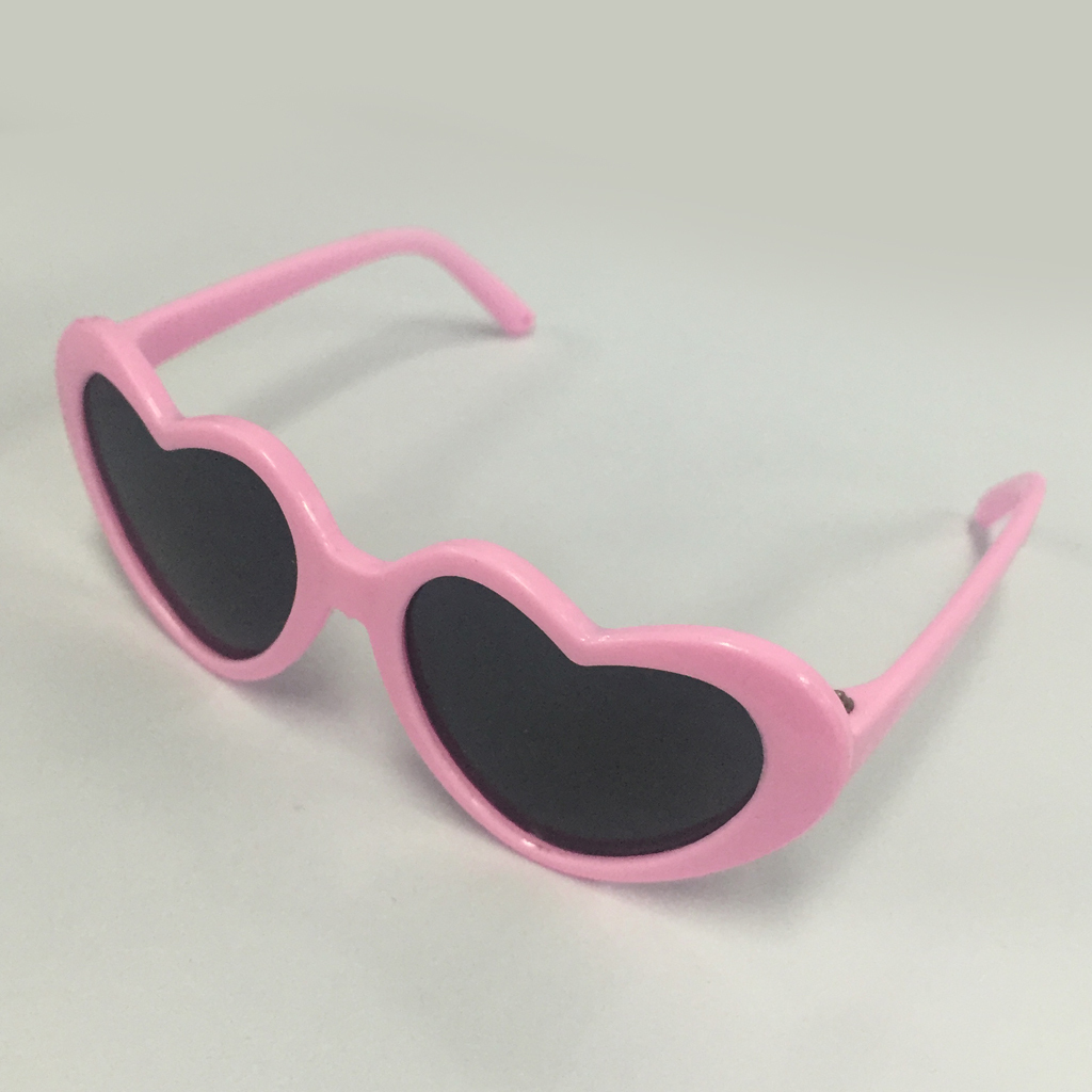 ハートフレーム メガネ サングラス 18インチ アメリカンガールドール用