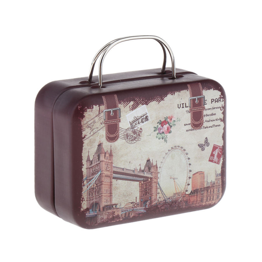 ミニチュアケース 1/6スケール 荷物ボックス 鉄製 スーツケース ドールハウスアクセサリー 全8種類｜stk-shop｜02