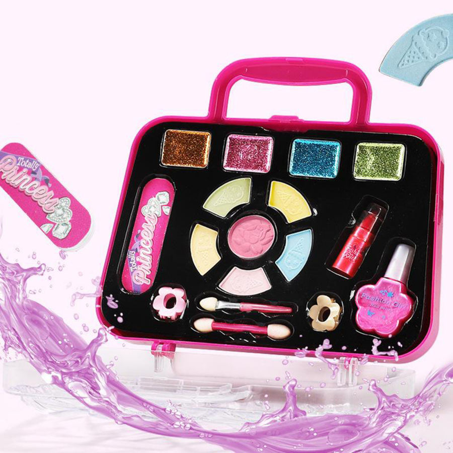 メイクセット メイクアップ 子供 女の子 おもちゃ ままごと キッズ メイクアップセット 化粧品 コスメ 知育玩具 遊ぶキット ネイル 化粧 洗える