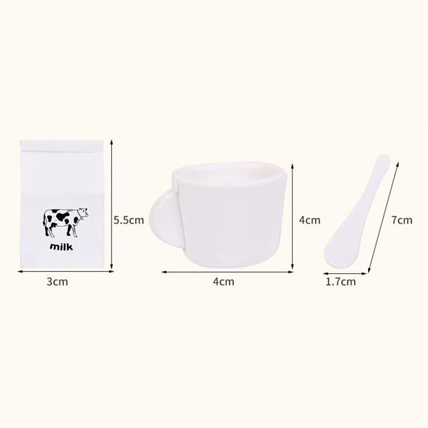 コーヒーメーカーセット木製ホワイトコーヒーメーカープレイセットふり遊び幼児のおもちゃ