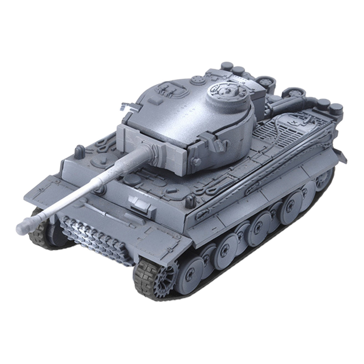 ドイツタイガーi戦車.回転タレットと反動アクションキャノン砲は.ミニ1:72スケール.アソートカラー