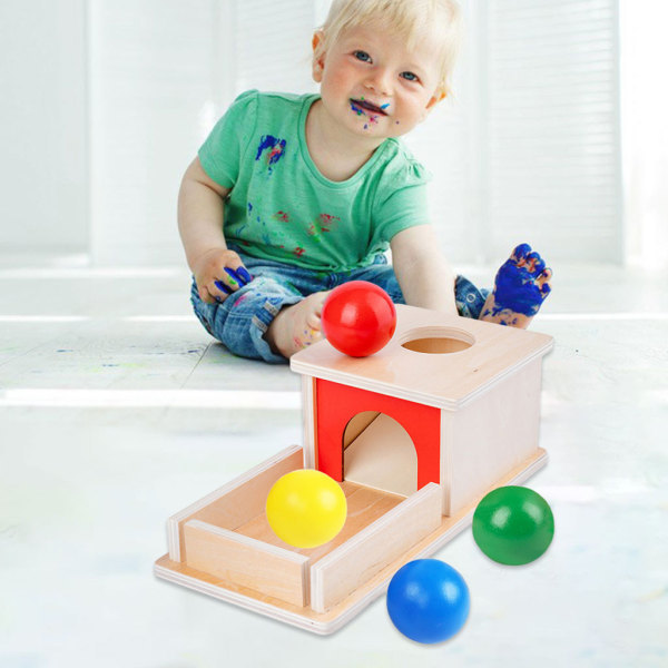 木製 子供のおもちゃ モンテッソー 教育玩具 就学前 ボール