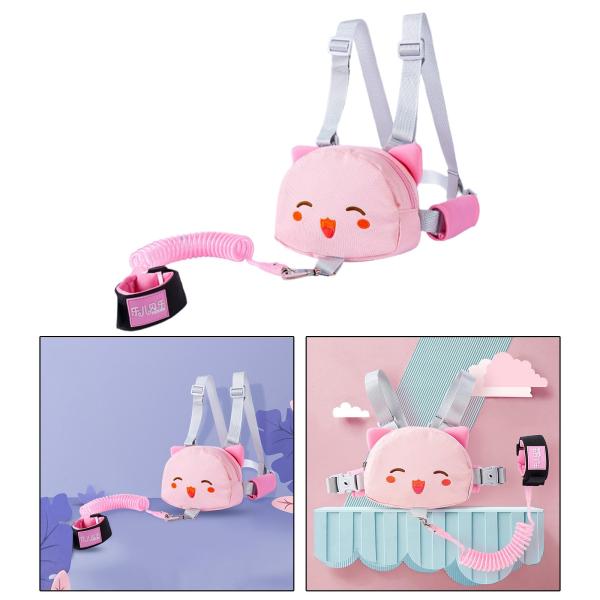 デュアルユース子供用ブレスレットバックパック2M、屋外ウォーキング用6〜24か月ピンクA
