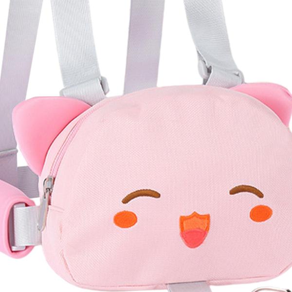 デュアルユース子供用ブレスレットバックパック2M、屋外ウォーキング用6〜24か月ピンクB