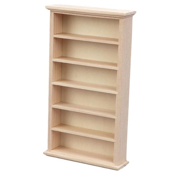 手作りドールハウスミニチュア本棚ドールハウスミニチュア家具ドールハウス装飾子供のためのミニチュア本棚456