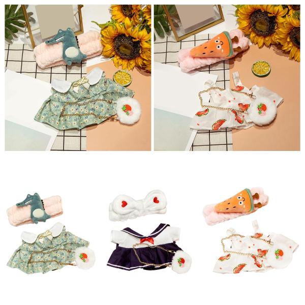 女の子の人形の服30cmのヘッドバンドでドレスアップBJDふり遊びおもちゃ恐竜のヘッドバンド