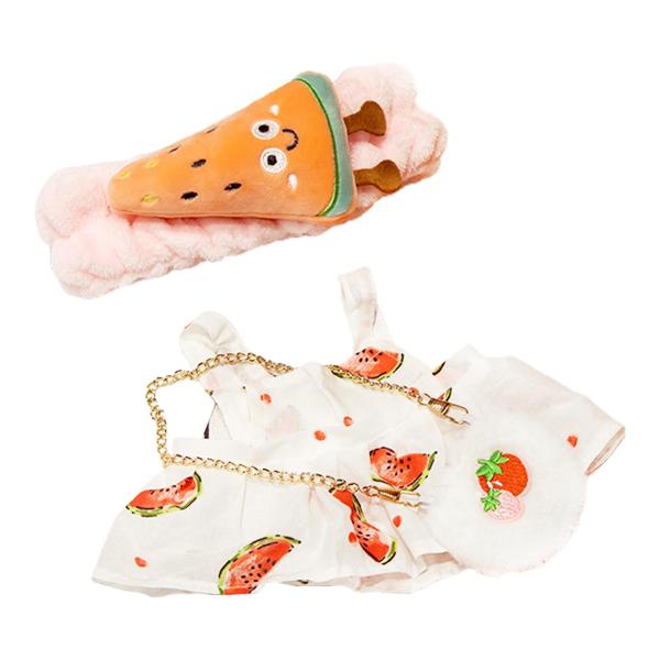 女の子の人形の服30cmのヘッドバンドでドレスアップBJDふり遊びおもちゃスイカヘッドバンド