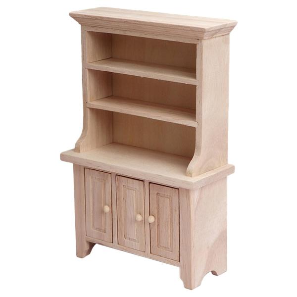 装飾のためのミニチュア垂直食器棚ミニ棚キャビネット本棚おもちゃ