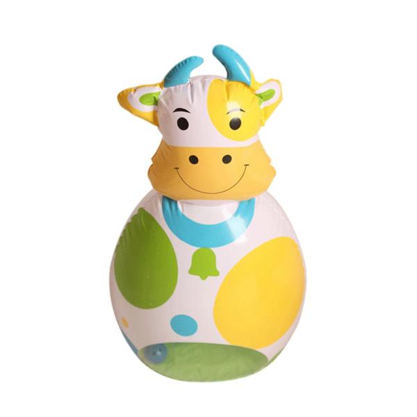 子供子供インフレータブルボクシングパンチバッグ楽しい自立牛50cm