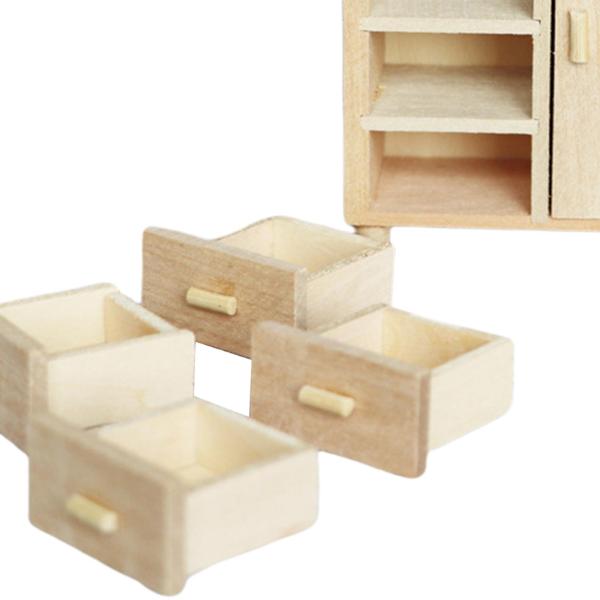 1/12スケールミニチュアキャビネットドールハウス家具アクセサリーキッチン用本棚