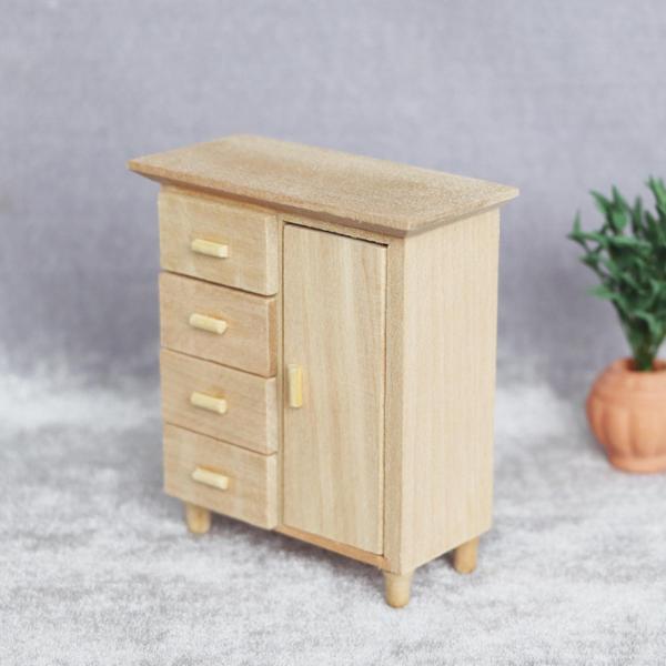 1/12スケールミニチュアキャビネットドールハウス家具アクセサリーキッチン用本棚
