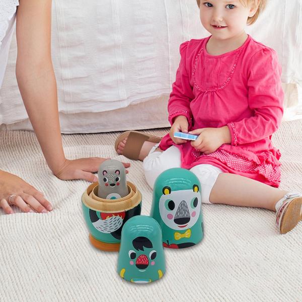棚の装飾の子供のギフトのための3x入れ子人形収集可能なギフト人形｜stk-shop｜02