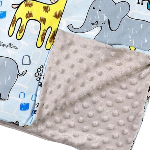 赤ちゃんおくるみ毛布おくるみラップ75x100cm新生児航空機車ユニセックスキリン