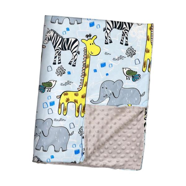 赤ちゃんおくるみ毛布おくるみラップ75x100cm新生児航空機車ユニセックスキリン