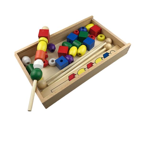 モンテッソーリスタッキングバランシングストーン就学前学習ビルディングブロックパズル教育ゲーム幼稚園のおもちゃ子供のための幼児赤ちゃん