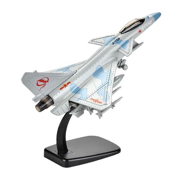NO108飛行機戦闘機６セット 1/72 J10戦闘機モデル（音響および軽合金飛行機付き） : STK