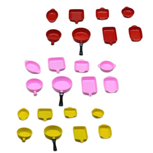 ミニ ミニチュア ドールハウス キッチン アクセサリー 1/6 ディッシュ ボウル 誕生日 ギフト DIY サービング トレイ クッキング 