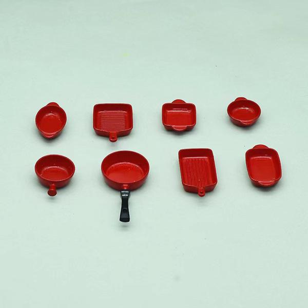 ミニ ミニチュア ドールハウス キッチン アクセサリー 1/6 ディッシュ ボウル 誕生日 ギフト DIY サービング トレイ クッキング 