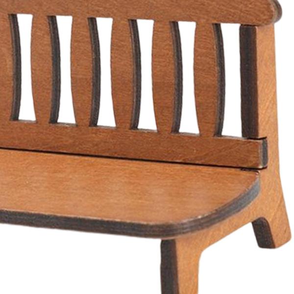 ミニドールハウスウッドベンチラン家具