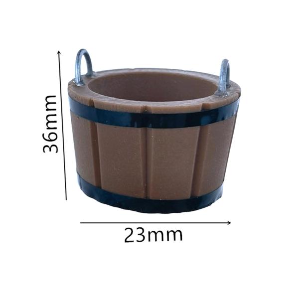 1:12 スケール樹脂バレル モデル アクセサリー おもちゃ マイクロ風景装飾品