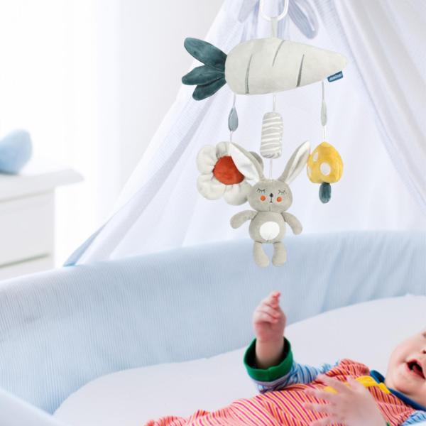 保育園用ベビーベッド モバイルハンギング ウィンドチャイム 新生児用ガラガラ 幼児用 45cmx27cm