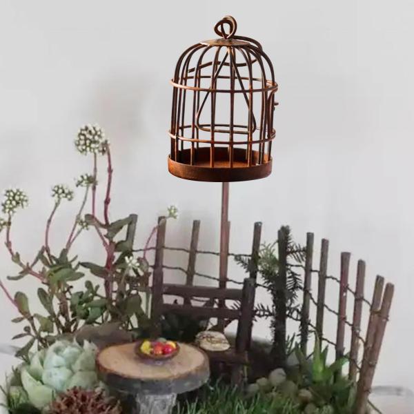 1:12 ドールハウス ミニチュア ケージ ドールハウス デコレーション アクセサリー 写真小道具 DIY  アクセサリー リビングルーム 