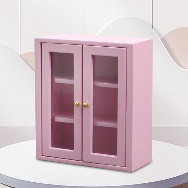 1:12 スケール ドールハウス キャビネット ドールハウス  アクセサリー  本棚  ごっこ遊び 本棚 おもちゃ