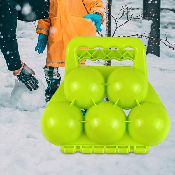 スノーボールメーカー 雪玉メーカー ツール 5個ボール作り 雪ボール 雪玉 おもちゃ 簡単 複数 雪合戦秘密兵器 雪遊び 雪合戦 ハンドル付き キッズ 道具｜stk-shop｜02