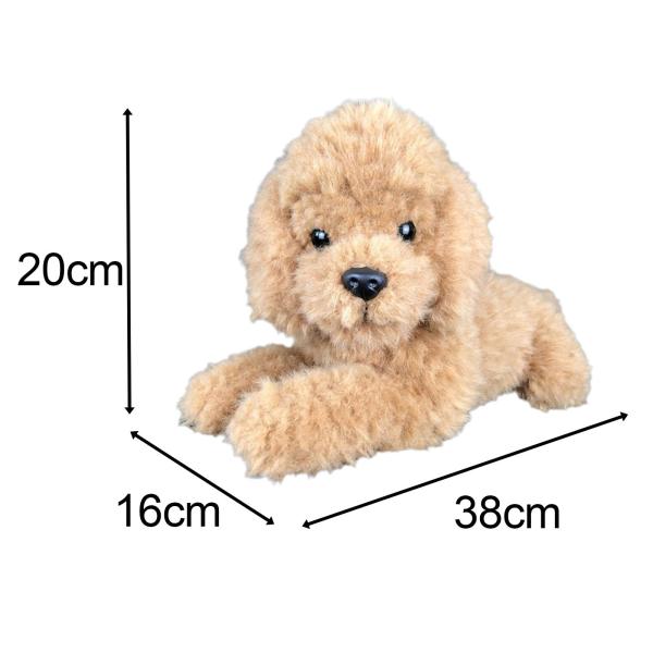 シミュレーション子犬ぬいぐるみソフトぬいぐるみリビングルームのオフィスのソファ 38 センチメートル × 16 センチメートル × 20 セ