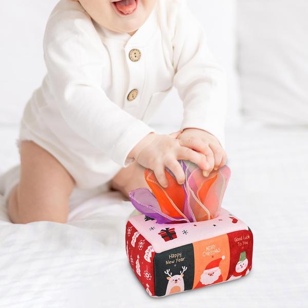 家庭の子供のための幼児のティッシュボックスの細かい運動能力に沿って感覚的に引っ張る｜stk-shop｜04