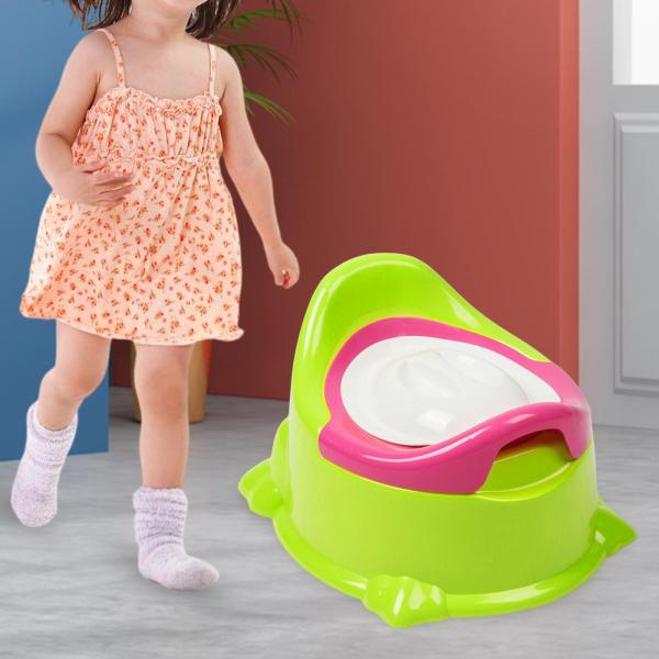 ポータブルチャイルドトイレキッズ便座 6-12ヶ月の赤ちゃんに快適 グリーン