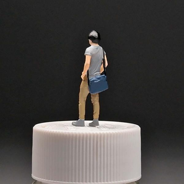 1/64 男性フィギュアジオラマ人物モデルミニチュアシーン S スケール装飾