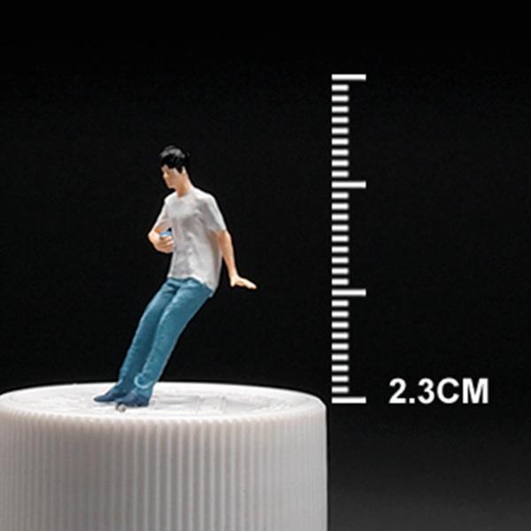ミニチュア 1/64 スケール 人物フィギュア マイクロランドスケープ アクセサリー 装飾用