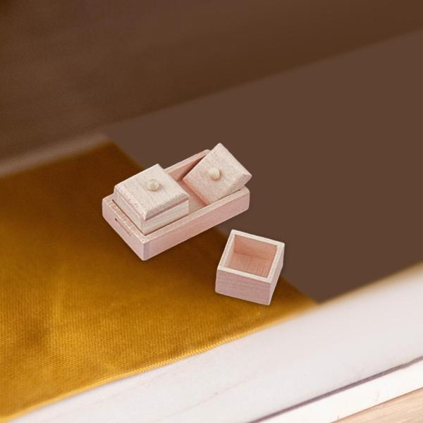 1:12スケールドールハウス収納トレイ、シミュレーションライフシーンホームアクセサリー、リビングルームモデルおもちゃ、キッチンミニチュア木製