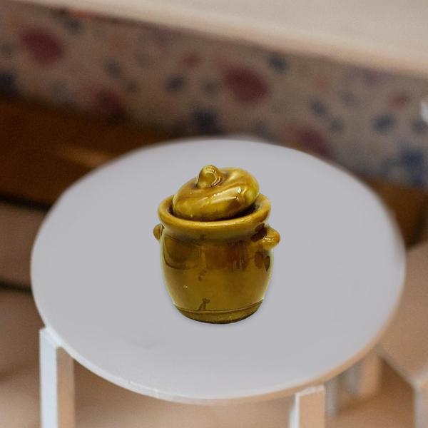 1/12 ドールハウス ミニチュア キッチン アクセサリー ガールズ ボーイズ ギフト用 , コーヒーセラミックポット