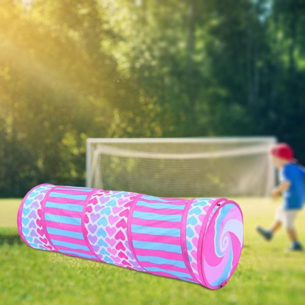 キッズ プレイ トンネル インドア クロール チューブ 幼児 クロール トンネル プレイ テント 男の子用 ピンク
