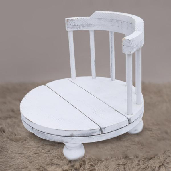 新生児写真撮影小道具幼児撮影椅子ヴィンテージポーズ家具装飾小さなソファ 0-3 月の赤ちゃん木製椅子シート男の子女の子｜stk-shop｜02