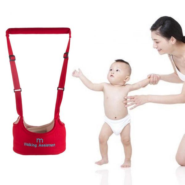 チャイルドセーフティハーネスリーシュ ベビーバックパックリーシュ 屋外活動用 幼児用 レッド
