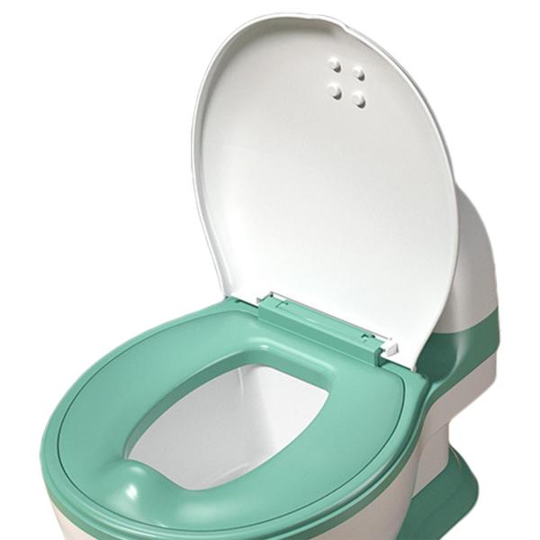 トイレトレーナートレーニング移行トイレシート幼稚園屋内屋外ハードグリーンパッド
