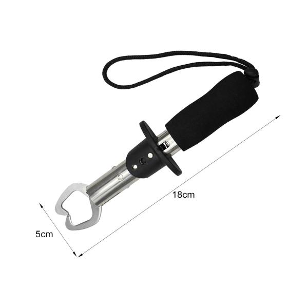 フィッシュリップグラバー釣りツール海水滑り止めヘビーデューティフィッシュホルダータックルステンレス鋼屋外池川クリーク用