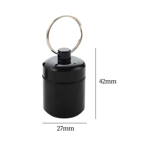 アルミニウム錠剤ケースボックス、アルミニウム錠剤キーホルダーコンテナ、ジュエリークリームオーガナイザー、屋外用耳栓キャリングケース